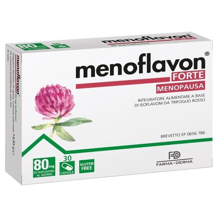 Farma-derma Menoflavon Forte Integratore Disturbi Menopausa 30 Capsule