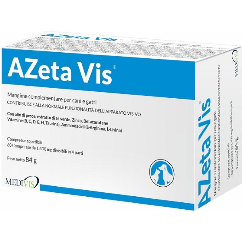 Azeta Vis Integratore Alimentare in Compresse 60 Pezzi per il Benessere Generale dell’Organismo