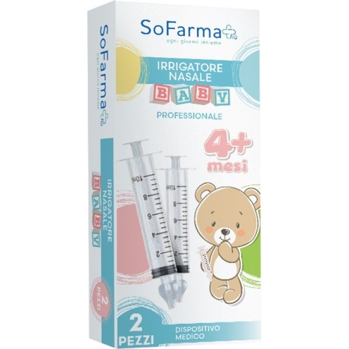 Irrigatore nasale Baby 2 pezzi SF+ - kit irrigatore nasale per bambini