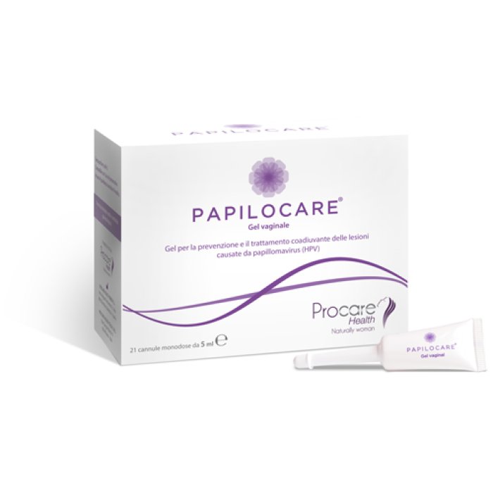 Papilocare Gel vaginale effetto barriera per lesioni da papillomavirus 21 cannule monodose x 5 ml