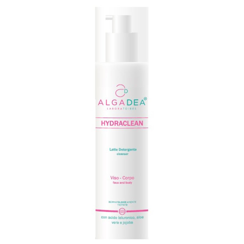Hydraclean Algadea Latte Detergente Viso Idratante e Delicato per Pelli Sensibili 200 ml
