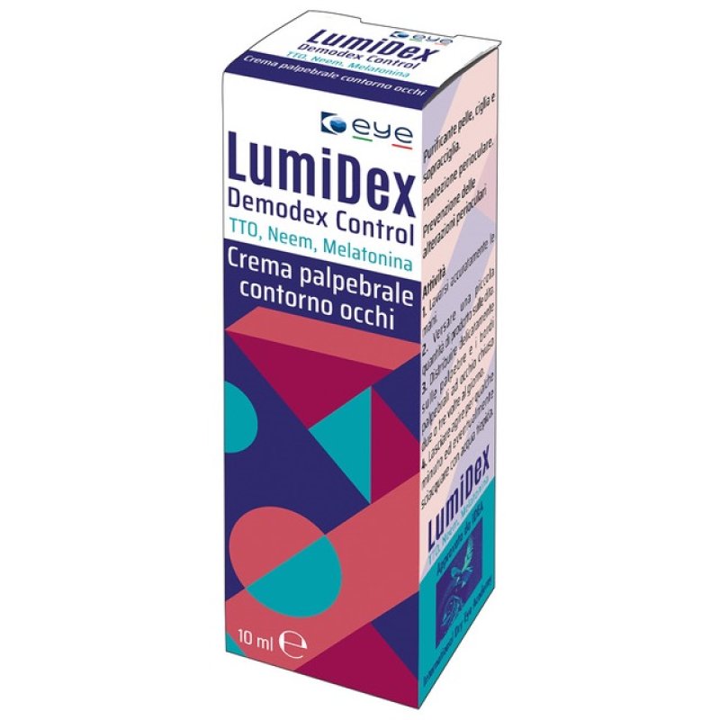 Lumidex Demodex Control Trattamento Palpebre e Ciglia per Demodex 10 Millilitri