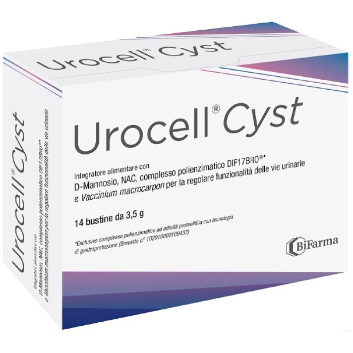 Urocell Cyst Integratore per il Benessere delle Vie Urinarie 14 Bustine