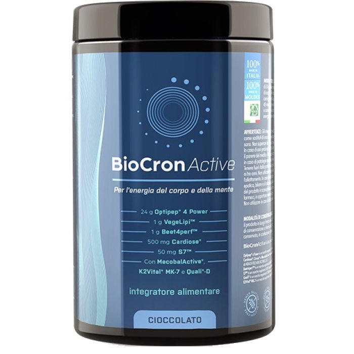 Biocronactive cioccolato 420 g - preparato al cacao per prima colazione e spuntini energetici