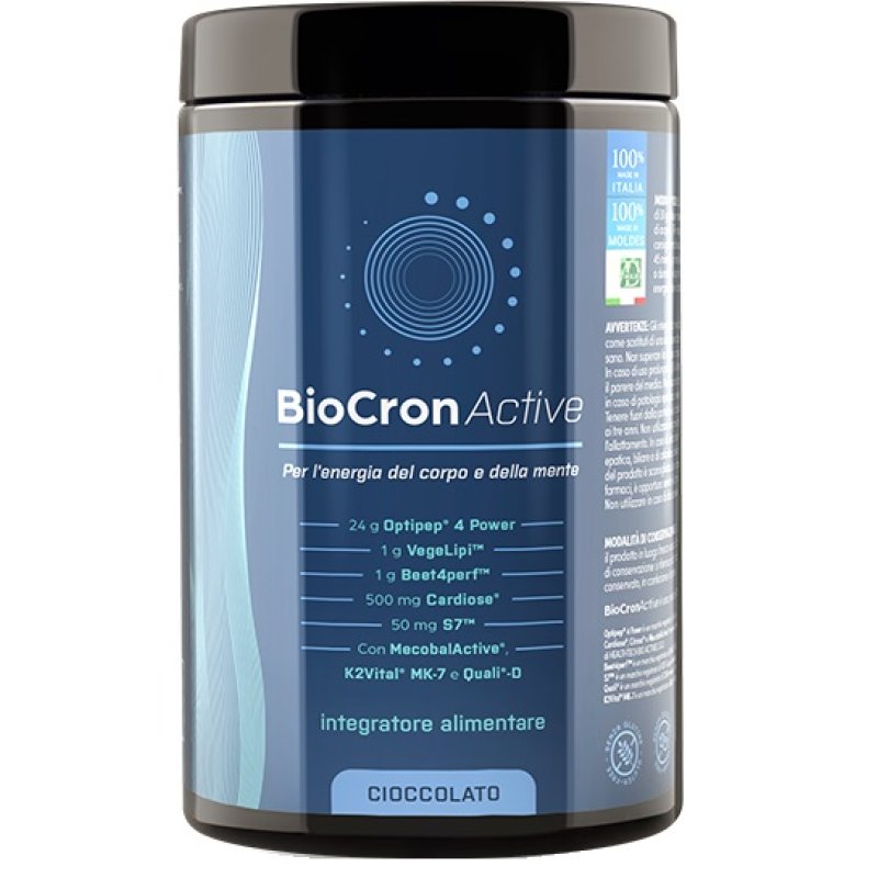 Biocronactive cioccolato 420 g - preparato al cacao per prima colazione e spuntini energetici