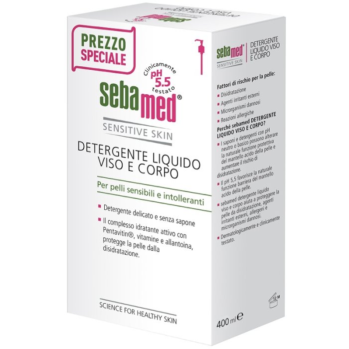 Sebamed Detergente Viso Corpo 400 Ml