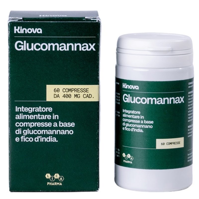 ESI Glucomannax Integratore Alimentare con Glucomannano per Controllo del Peso e Senso di Sazietà 60 Compresse