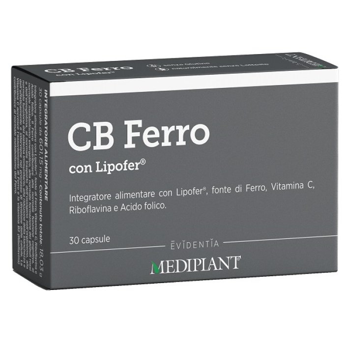 Mediplant Ferro 30 Capsule Integratore di Ferro per Stanchezza e Difese Immunitarie