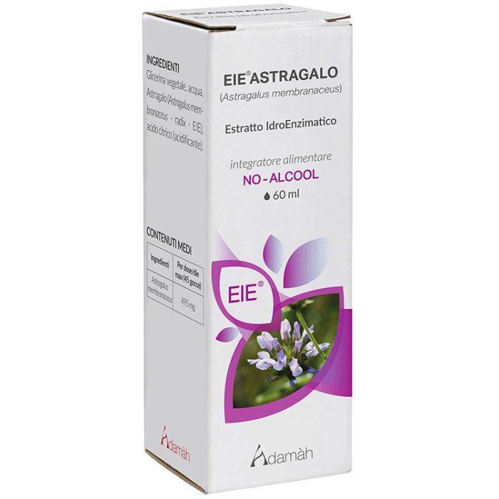 Astragalo EIE Adamah Estratto Idroalcolico 60 ml Integratore Naturale per Sostegno del Sistema Immunitario