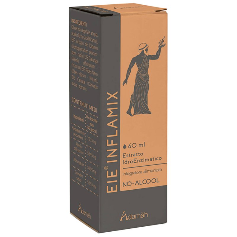 Eie Inflamix Adamah Gocce 30 ml Integratore Naturale Antinfiammatorio a Base di Estratti Vegetali