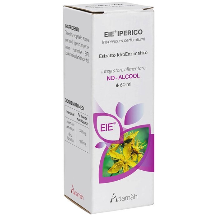 EIE Iperico 60 ml – Estratto Idroalcolico Puro di Iperico per Benessere di Umore, Relax e Equilibrio Naturale