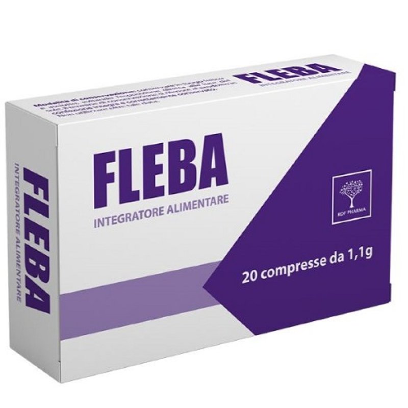 Fleba 20 Compresse Integratore per la Circolazione Venosa e il Microcircolo delle Gambe