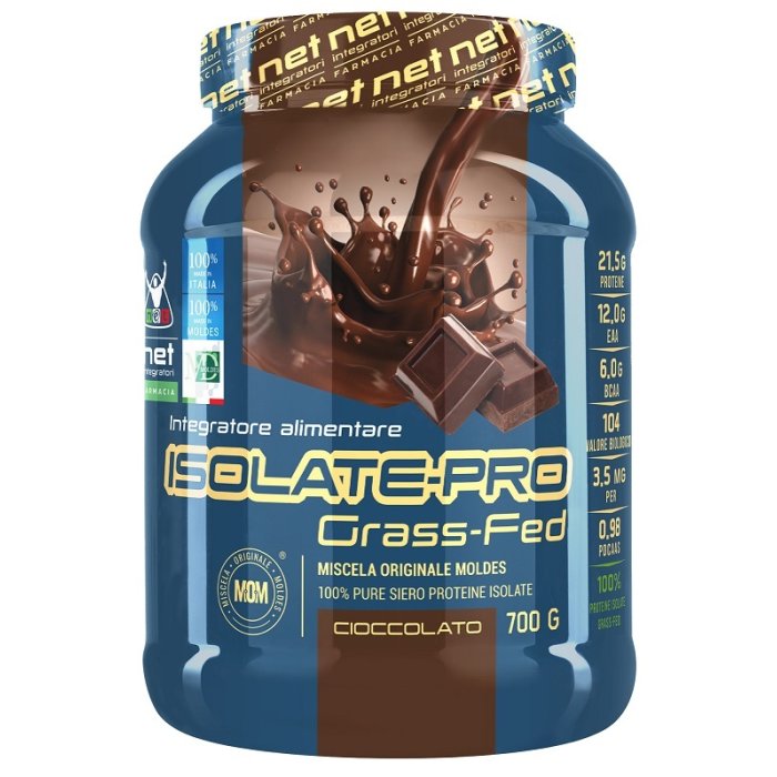 Isolate Pro Grass Fed cioccolato 700 g - proteine del siero isolate da latte grass fed