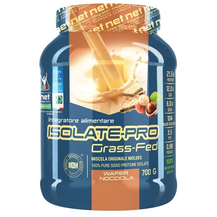 Isolate Pro Grass Fed wafer 700 g - proteine isolate del siero da latte grass fed gusto wafer