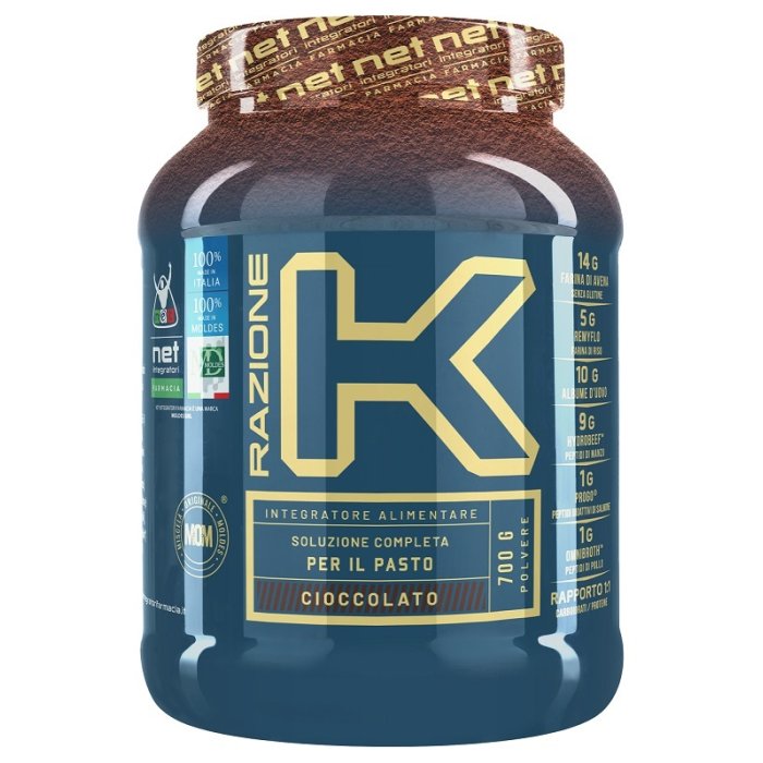 Razione K cioccolato 700 g - preparato energetico al cioccolato per emergenze e sport outdoor