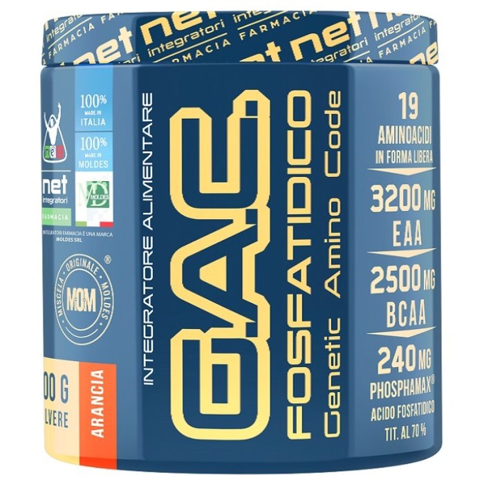 GAC Fosfatidico arancia 200 g - integratore con acido fosfatidico per sostegno muscolare