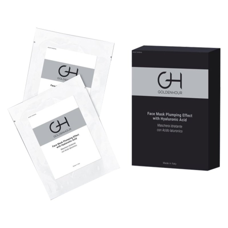 Goldenhour Face Mask Plump HA - maschera viso idratante allacido ialuronico