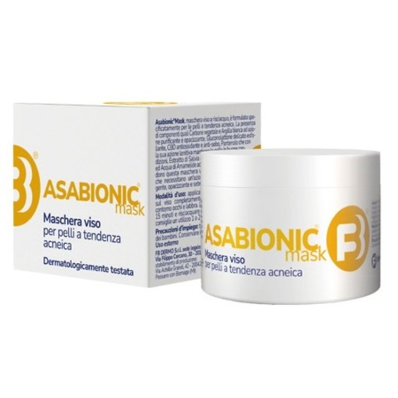 Fb Dermo Asabionic - Mask Maschera Viso Purificante, 50ml