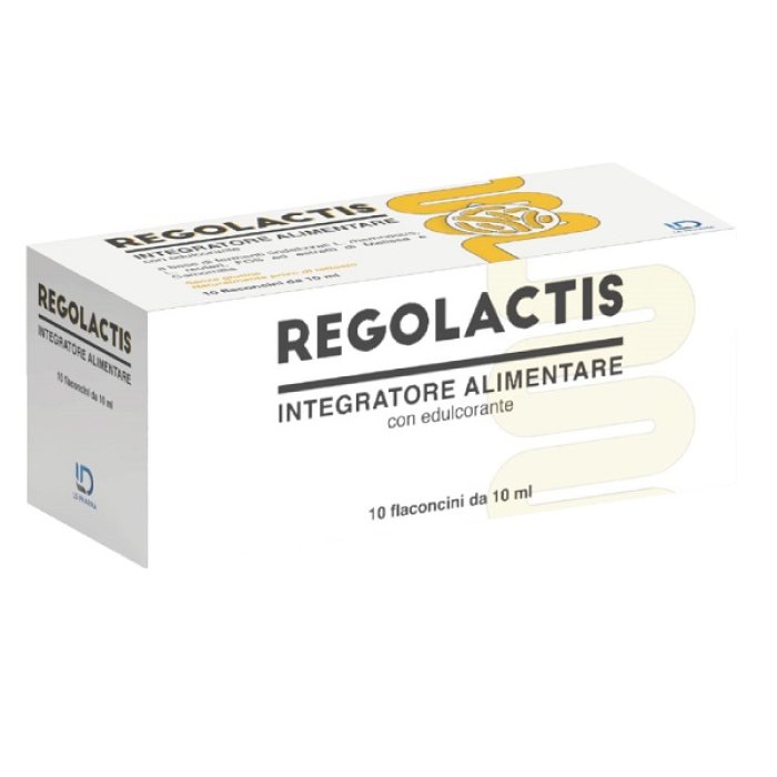 Regolactis Integratore Probiotico 10 Flaconcini per Regolarità Intestinale