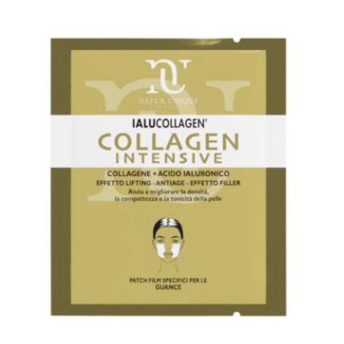 Natur Unique Ialucollagen patch guance - patch intensivi viso al collagene per rughe e perdita di tono