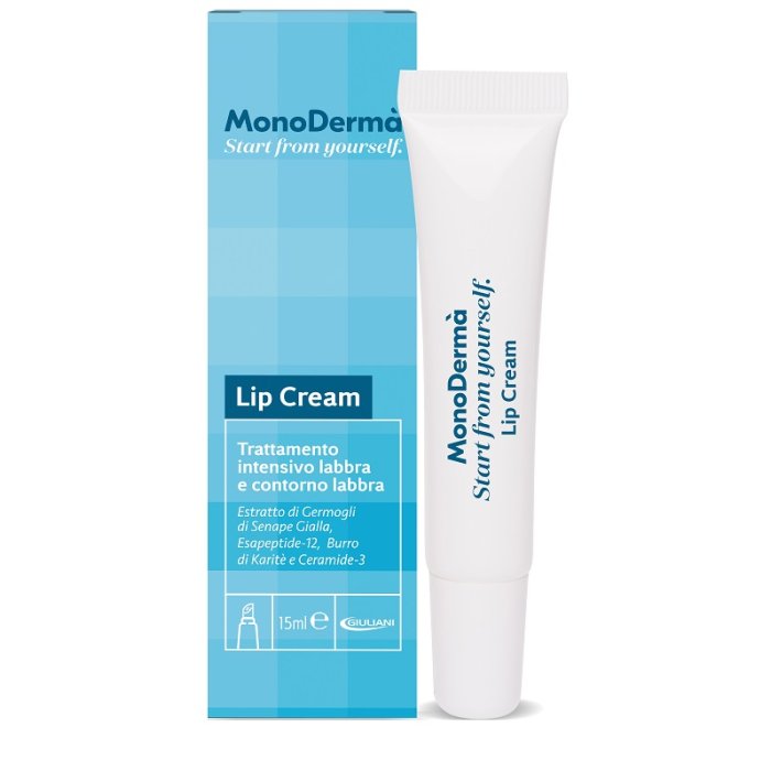Monoderma Lip Cream 15 ml - crema labbra nutriente e riparatrice