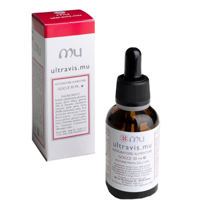 Ultravis MU Gtt 30 ml Gocce Orali con Progesteron per Equilibrio Ormonale Femminile