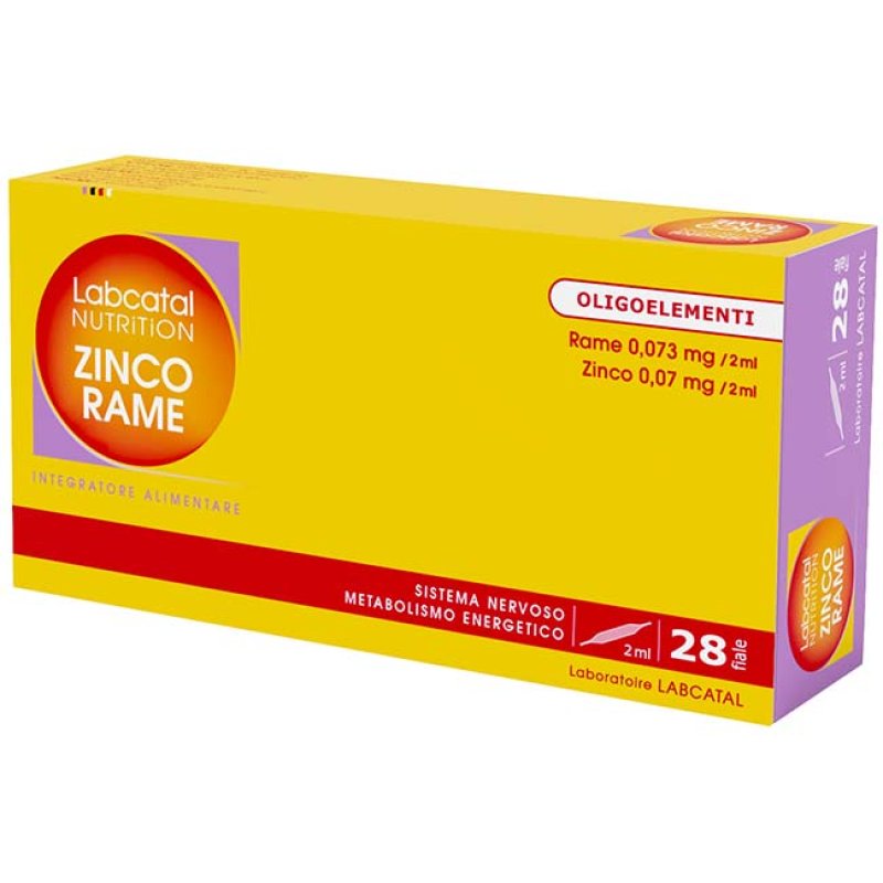 Labcatal Oligosol Zinco Rame 28 Fiale 2 Ml