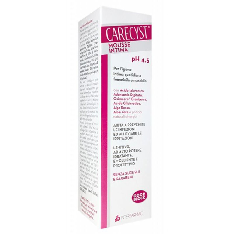 Carecyst intimo mousse 150 ml mousse detergente