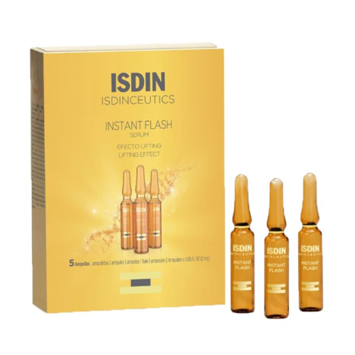 Isdinceutics Instant Flash Fiala Viso Effetto Lifting Istantaneo Antiage e Illuminante