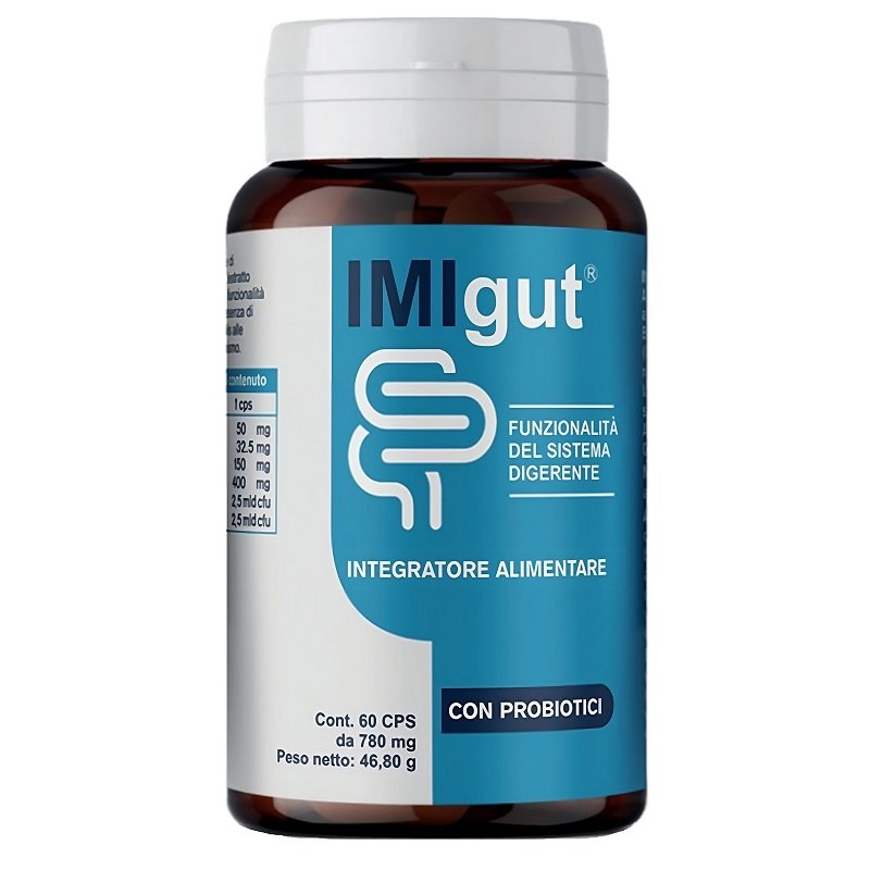Boulanger Imigut 60 Capsule cps Integratore Probiotico per il Benessere Intestinale