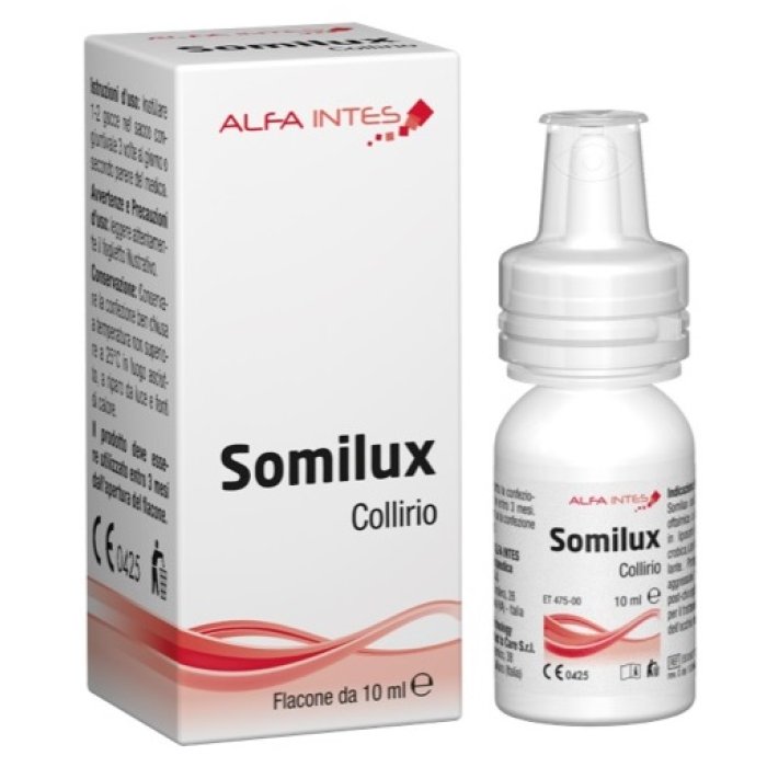 Somilux Collirio Soluzione Oftalmica Lubrificante e Idratante 10 Millilitri