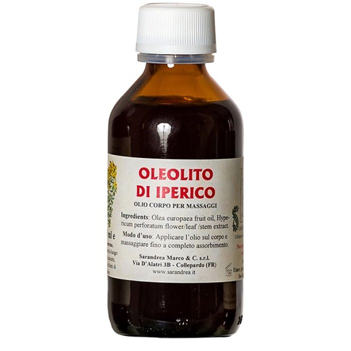 Oleolito di Iperico Oleolito Naturale per la Cura della Pelle 100 ml