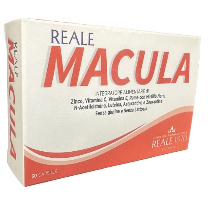 Reale Macula 30 capsule - integratore per benessere della macula e della vista