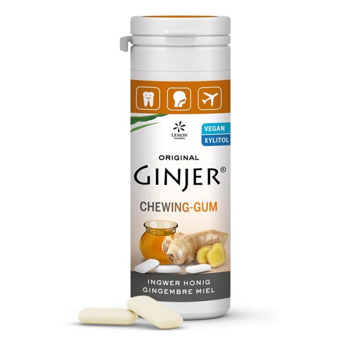 Lemon Pharma Ginjer gomme miele 30 g - chewing gum allo zenzero e miele senza zucchero