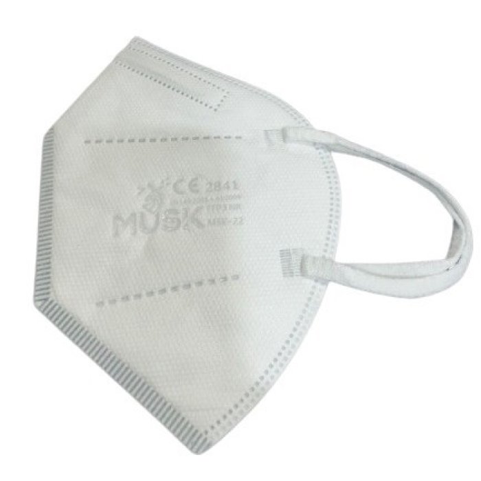 Musk Mascherina FFP3 Bianca 10 Pezzi