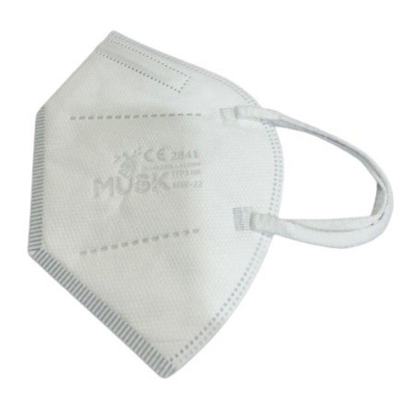 Musk Mascherina FFP3 Bianca 10 Pezzi
