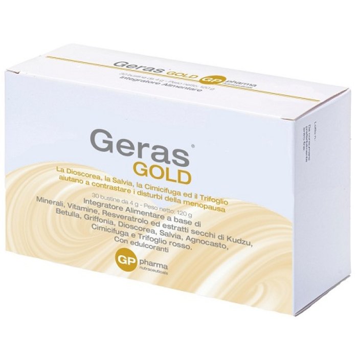 Geras Gold 30 bustine - integratore per energia e vitalita nellanziano