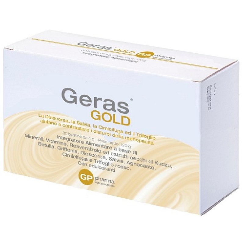 Geras Gold 30 bustine - integratore per energia e vitalita nellanziano