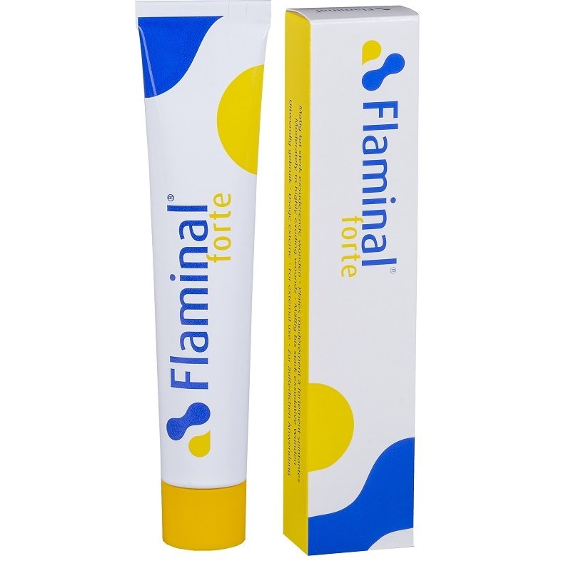 Flaminal Forte Gel 25 Grammi Trattamento Ferite Ulcere Ustioni Cura della Pelle