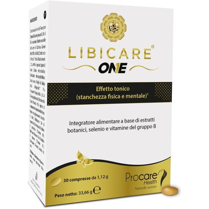 Libicare One Integratore per Desiderio e Benessere Sessuale Femminile a Base di Estratti Vegetali 30 Compresse