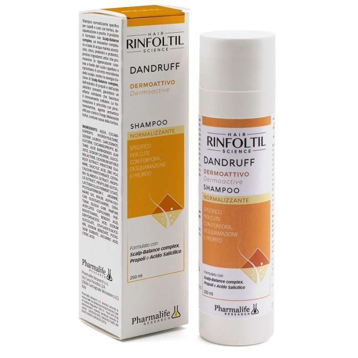Rinfoltil Dandruff Shampoo Antiforfora Rinforzante per Capelli 250 ml