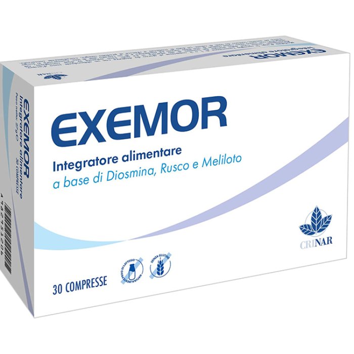 Exemor 30 compresse 900 mg - integratore con acidi grassi essenziali per pelle secca