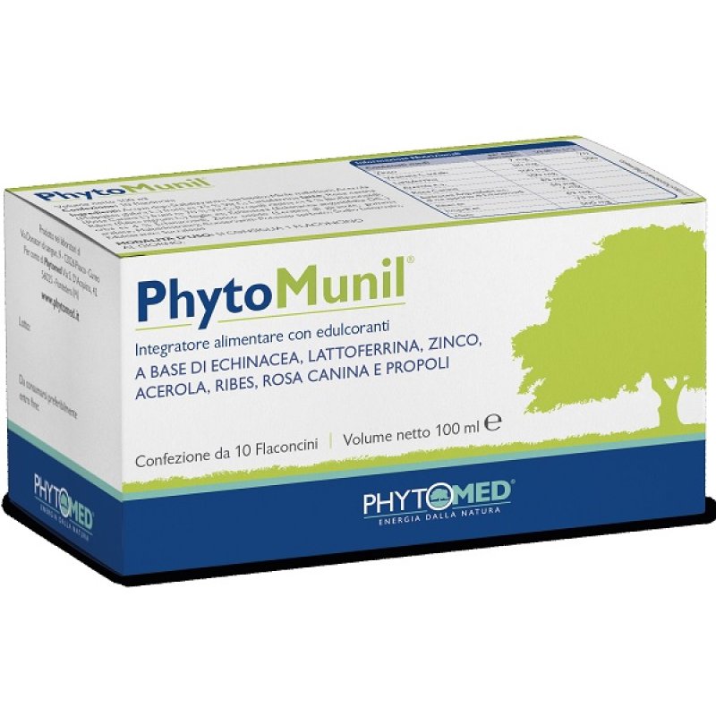 Phytomunil 10 flaconcini 10 ml NF - integratore per sostegno del sistema immunitario