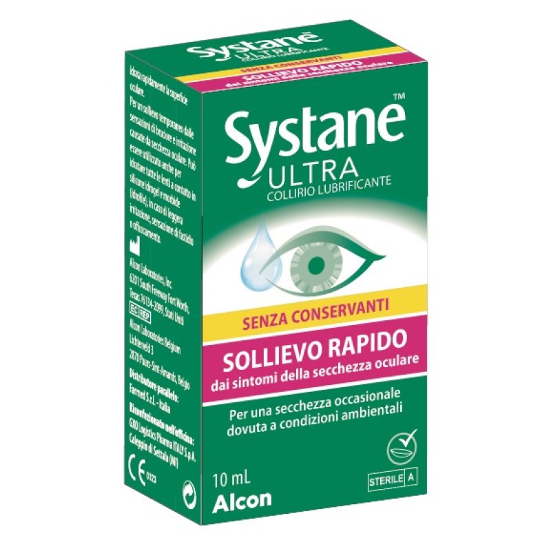  Systane Ultra Collirio Lubrificante Senza Conservanti 10 Ml