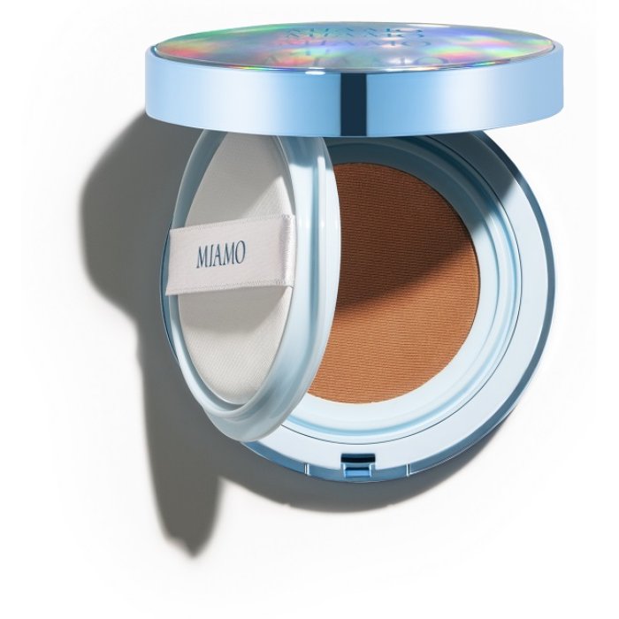 Second Skin Mesh bronze Cushion Foundation SPF 50 PA+++ Miamo 1 pezzo