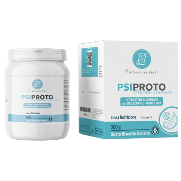 Psiproto biscotto banana 300 g - biscotti proteici gusto banana