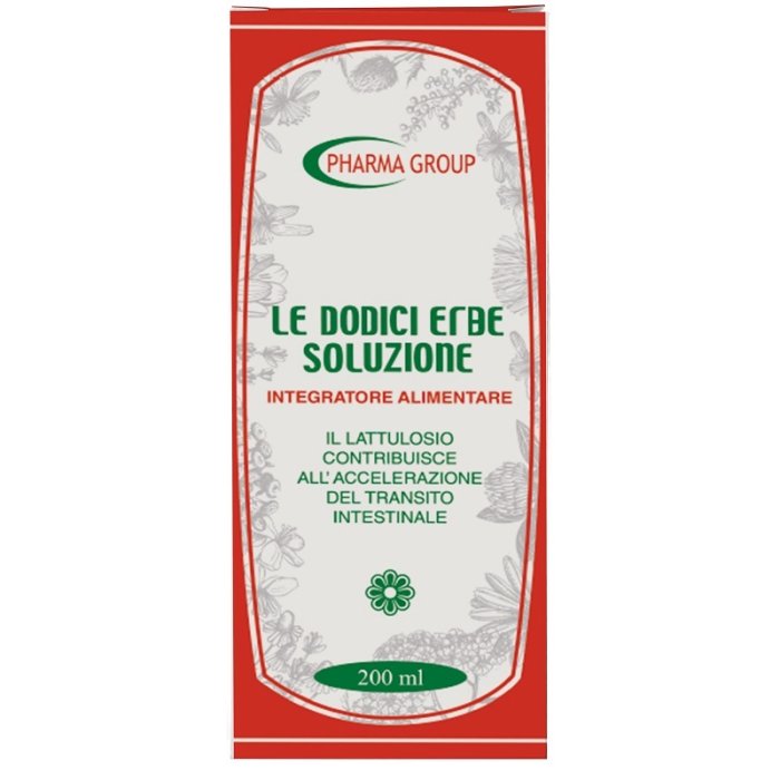 Le Dodici Erbe soluzione 200 ml - integratore liquido a base di estratti vegetali