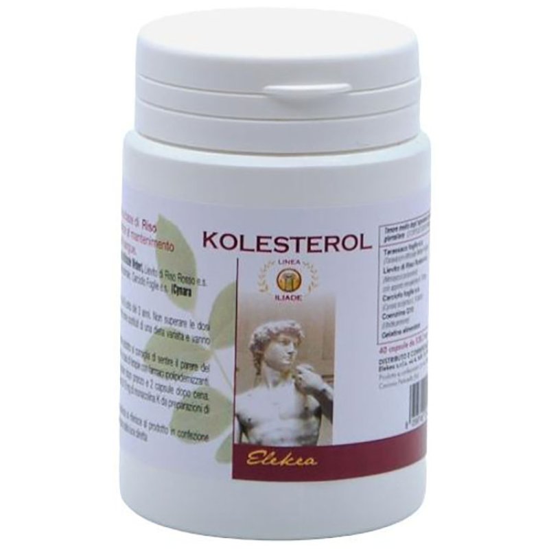 Kolesterol Integratore Colesterolo 40 Capsule – Integratore Alimentare in Capsule per il Controllo del Colesterolo