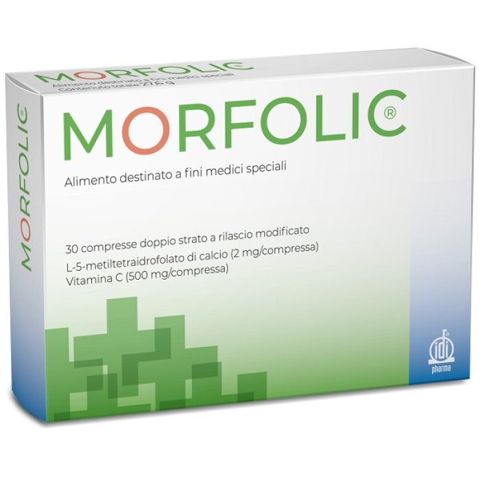 Morfolic Integratore Alimentare in Compresse – Acido Folico e Vitamine del Gruppo B – Confezione da 30 Compresse