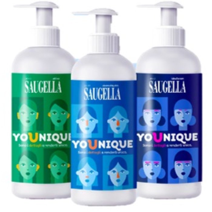 Saugella Younique Bundle Tre Pezzi – Detergente Intimo Delicato per Donna